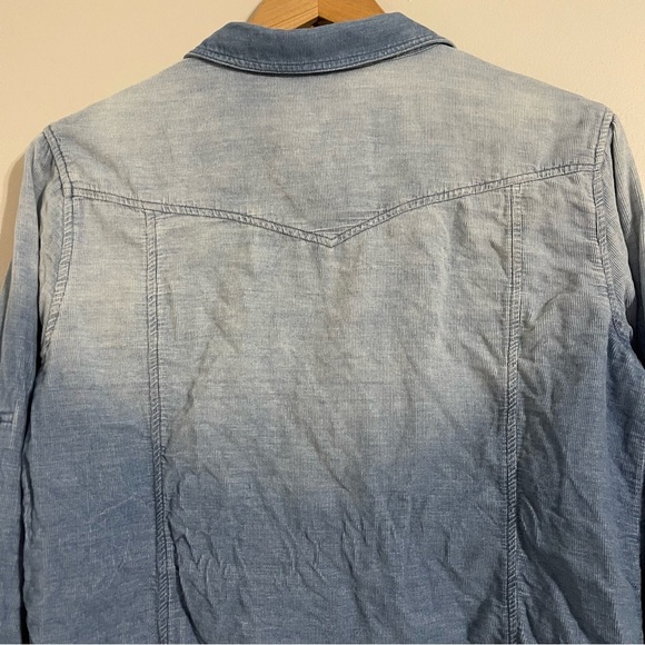 cloth & stone women’s corduroy button down shirt medium - Picture 9 of 11
